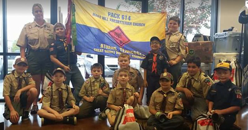 Cub Scout Pack 614 from Athens, Tenn.