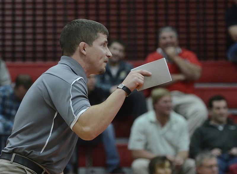 Bradley Central High School wrestling coach Ben Smith