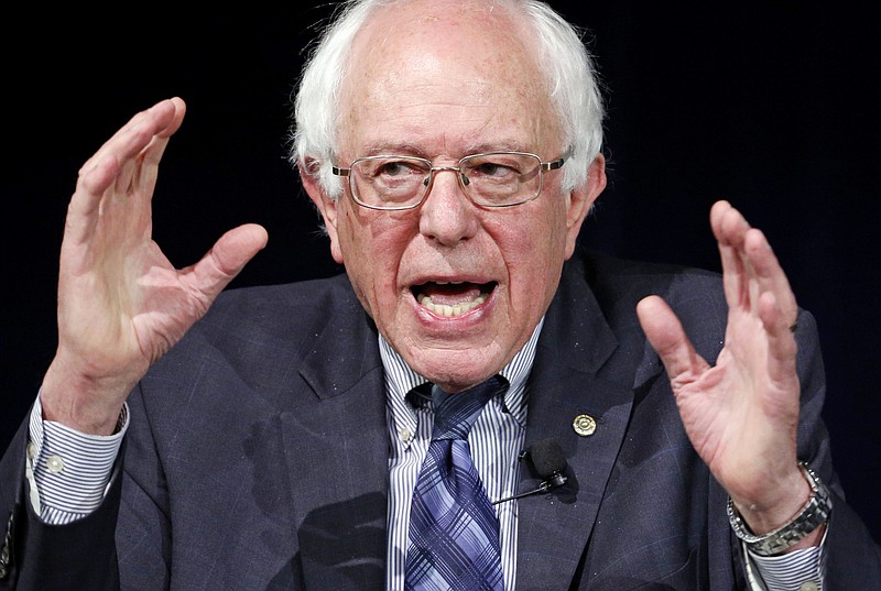 Americans say in a new Pew Research Center survey that they want smaller government, but that's not what Democrats like Sen. Bernie Sanders, D-Vt., pictured, and former Secretary of State Hillary Clinton are promising.