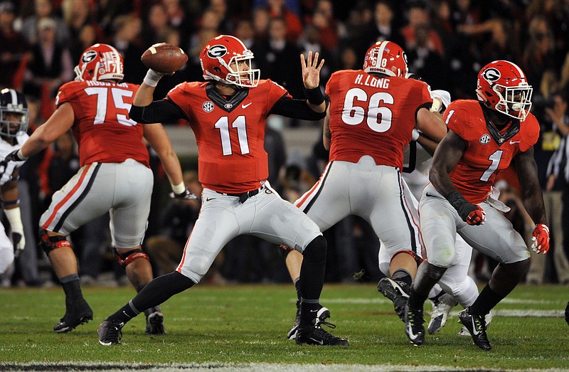 Georgia redshirt junior quarterback Greyson Lambert was on the losing end of last year's Virginia-Virginia Tech game and sat out last month's loss to Florida.