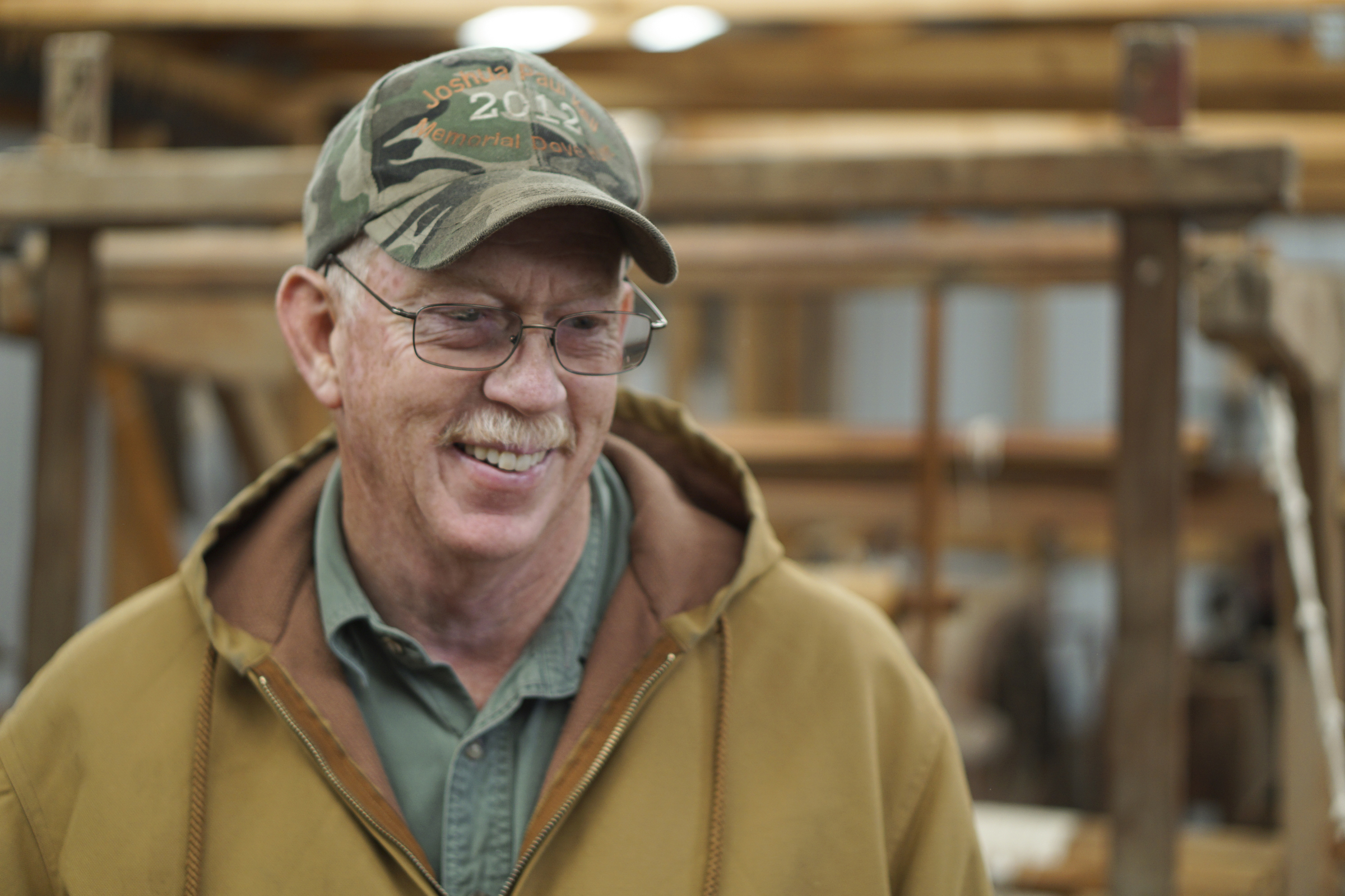 Staff Photo by Dan Henry / The Chattanooga Times Free Press- 11/25/15. John Kell, speaks about his late father Thaxton Kell, who built miniature replicas of structures that were present in the Sequatchie Valley and surrounding areas when he was younger.