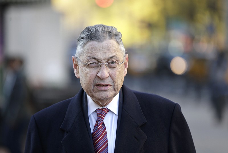 
              Former New York Assembly Speaker Sheldon Silver arrives to the courthouse in New York, Monday, Nov. 30, 2015. Jury deliberations have begun in the trial of  Silver. Silver, a Manhattan Democrat who led the Assembly for 20 years, is accused of taking more than $4 million in bribes and kickbacks. (AP Photo/Seth Wenig)
            