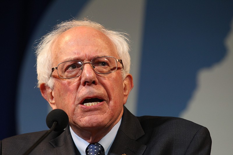 
              In this photo taken Nov. 29, 2015, Democratic presidential candidate Sen. Bernie Sanders, I-Vt., speaks in Manchester, N.H.  Sanders is undergoing an elective outpatient hernia repair procedure. That's the word from the Vermont senator's office on Monday. In a brief, one paragraph statement, Sanders' office said he was having the procedure done at George Washington University Hospital in Washington. (AP Photo/Cheryl Senter)
            