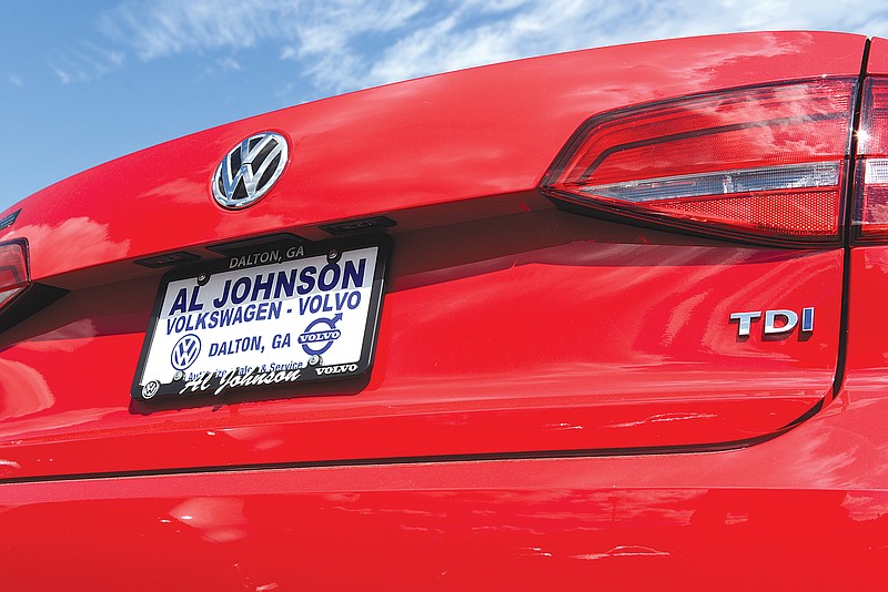 A diesel Jetta is pictured at the Al Johnson Volkswagen Volvo dealership in Dalton, Ga.