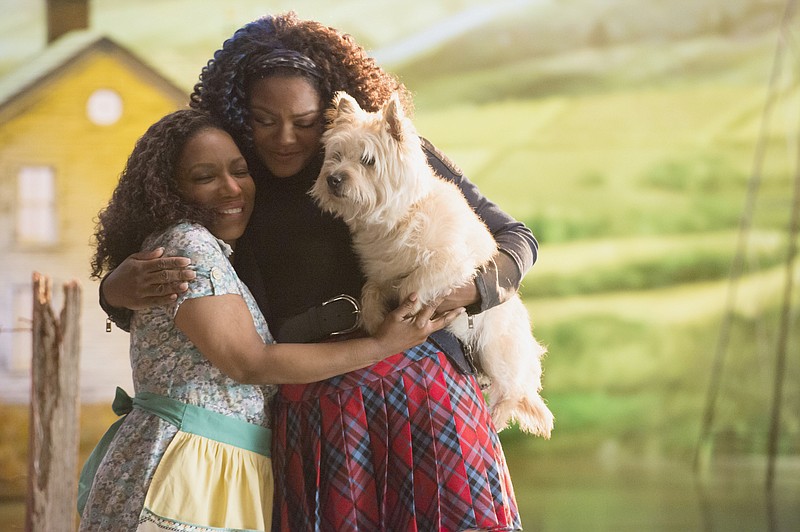 
              In this image released by NBC, Stephanie Mills portrays Auntie Em, left, and Shanice Williams portrays Dorothy in "The Wiz Live!" premiering on Dec. 3 at 8 p.m. ET on NBC. Williams, a 19-year-old New Jersey native chosen from hundreds of hopefuls, had already appeared in her middle-school production of "The Wiz."  (Virginia Sherwood/NBC via AP)
            