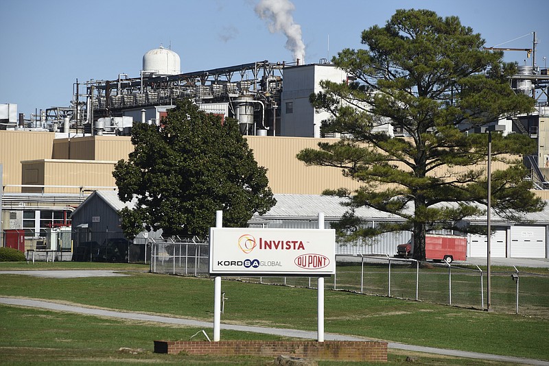 The manufacturing plant that houses Invista, DuPont and Korda is seen Thursday, Dec. 3, 2015, in Chattanooga, Tenn.