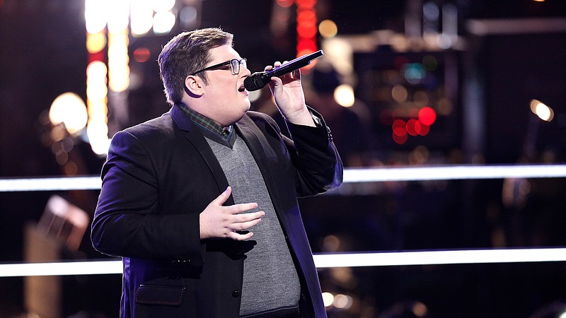 Lee University's Jordan Smith performs on NBC's "The Voice."