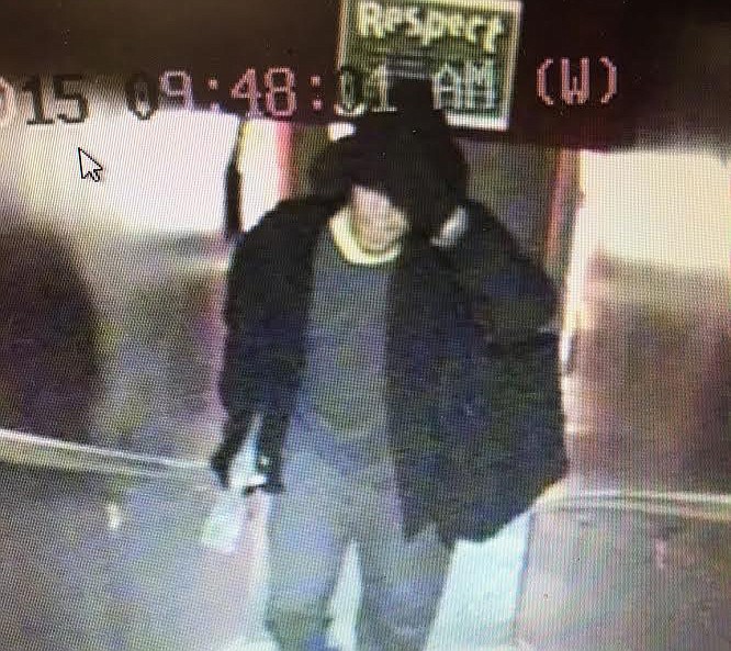 Surveillance video captured this image of a suspect in the break-in at Regal Cinemas at 2000 Hamilton Place Blvd.