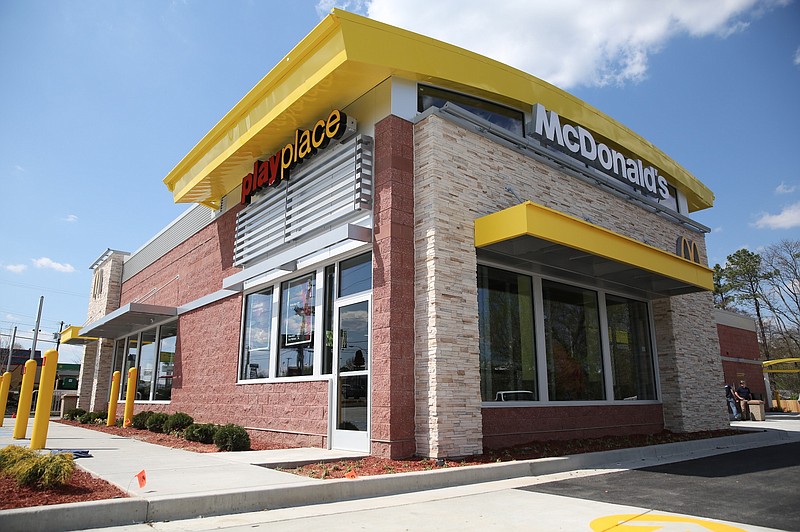 A McDonald's restaurant is pictured in this file photo.