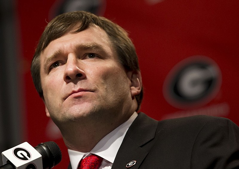 Less than a week after being introduced as Georgia football coach, Kirby Smart picked up his first recruiting commitment Sunday when Liberty County High School junior safety Richard LeCounte III announced on Twitter his intentions to sign with the Bulldogs in 2017.