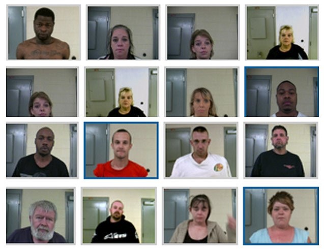  Deputies arrested 16 men and woman in connection to either distributing or manufacturing a controlled substance.