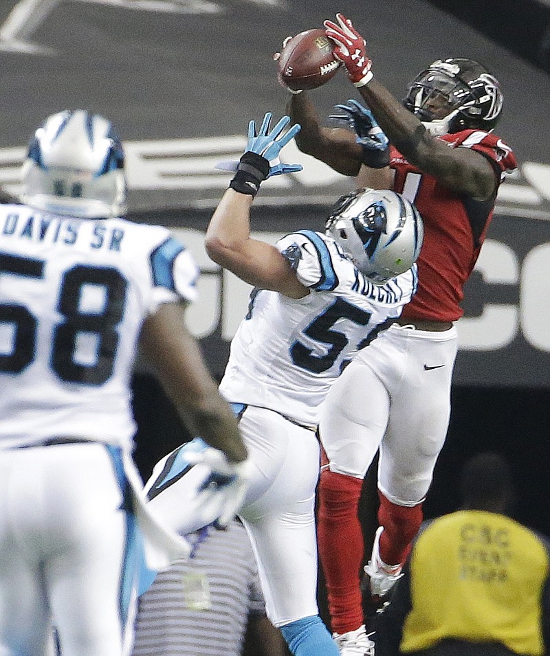 Julio Jones scored a 73-yard touchdown for Atlanta Falcons