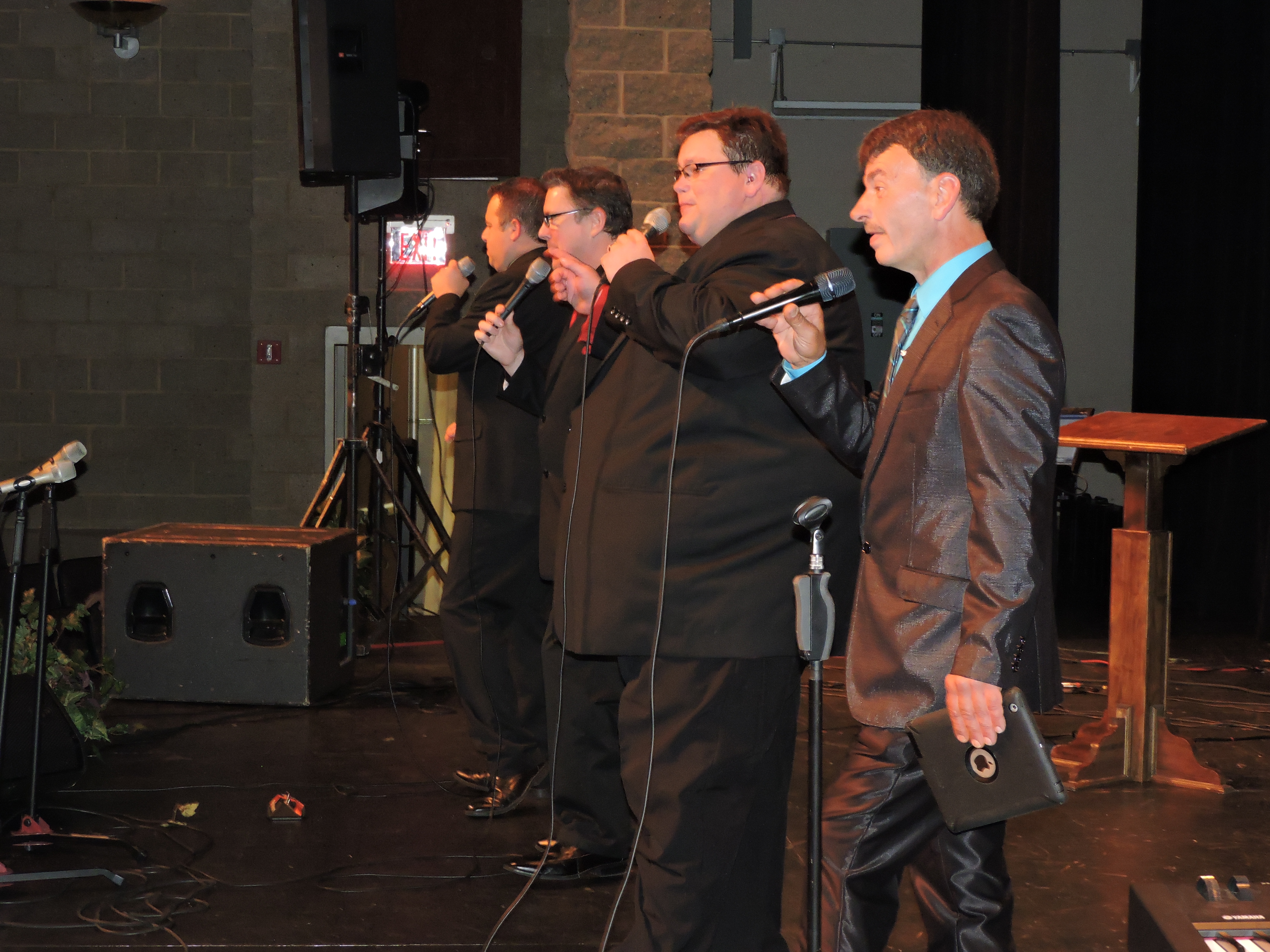 The Appointed Quartet takes the stage.