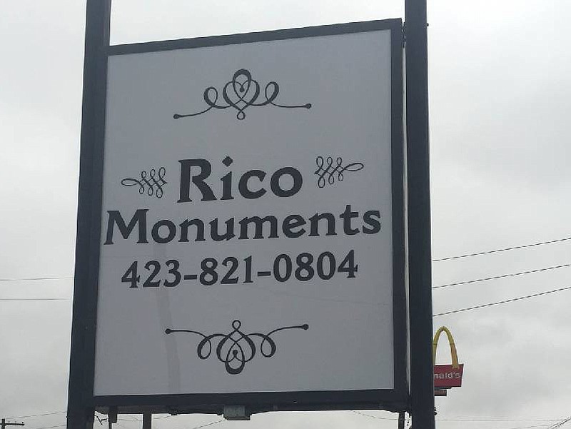 Rico Monuments has shifted from its longtime site in St. Elmo to a new location on Rossville Boulevard.