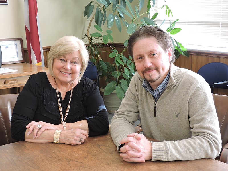 Walker County Commissioner Bebe Heiskell and Transit Supervisor Larry Brooks look forward to continuing to assist the 5,000 passengers who utilize the Walker Transit bus service.