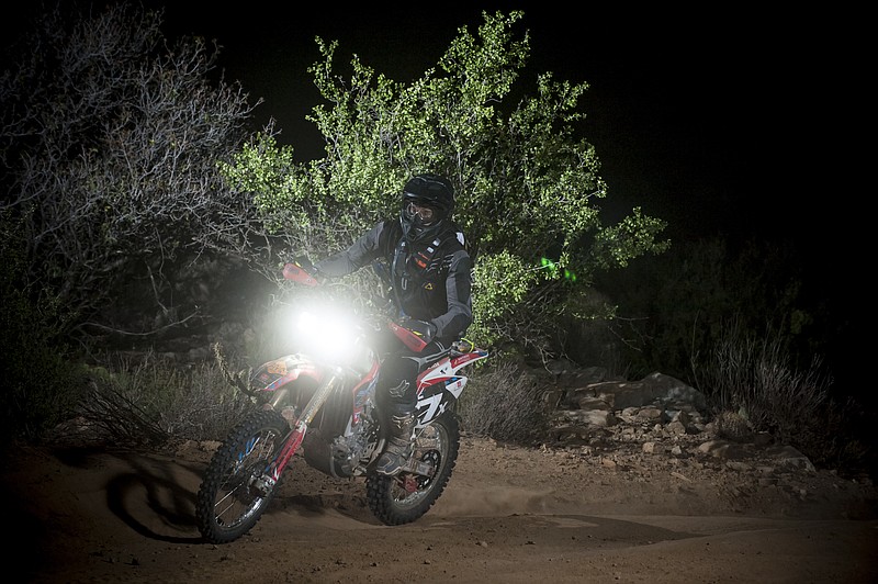 Racers have 32 hours to complete the race, meaning some of the ride is done at night.