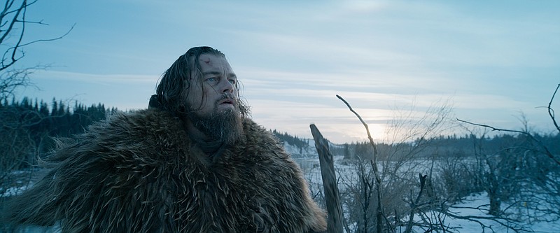 This photo provided by courtesy of Twentieth Century Fox shows, Leonardo DiCaprio as Hugh Glass, in a scene from the film, "The Revenant," directed by Alejandro Gonzalez Inarritu. The 88th annual Academy Awards nominations will be announced beginning at 5:30 a.m. PST on Thursday, Jan. 14, 2016, at the Academy of Motion Picture Arts and Sciences in Beverly Hills, Calif. The Oscars will be presented on Feb. 28, 2016, in Los Angeles.