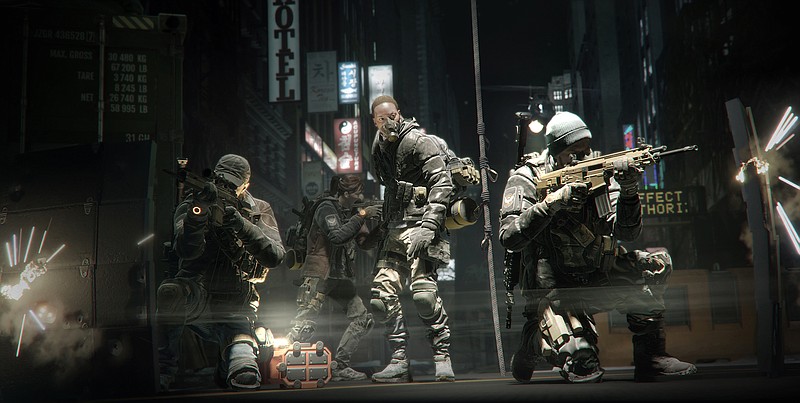 
              This image provided by Ubisoft shows a scene from  the video game, "Tom Clancy’s The Division."  The game is tackles such serious topics as viral outbreaks, response from emergency services and police brutality. "The Division" is due out March 8, 2016. (Ubisoft via AP)
            