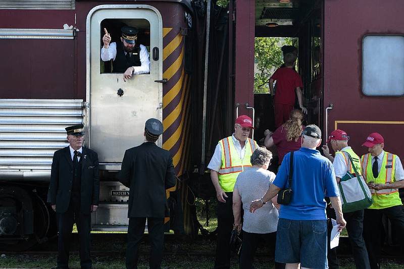 Tennessee Valley Railroad Museum passenger car at the Chattanooga Choo Choo in Chattanooga, Tenn. 