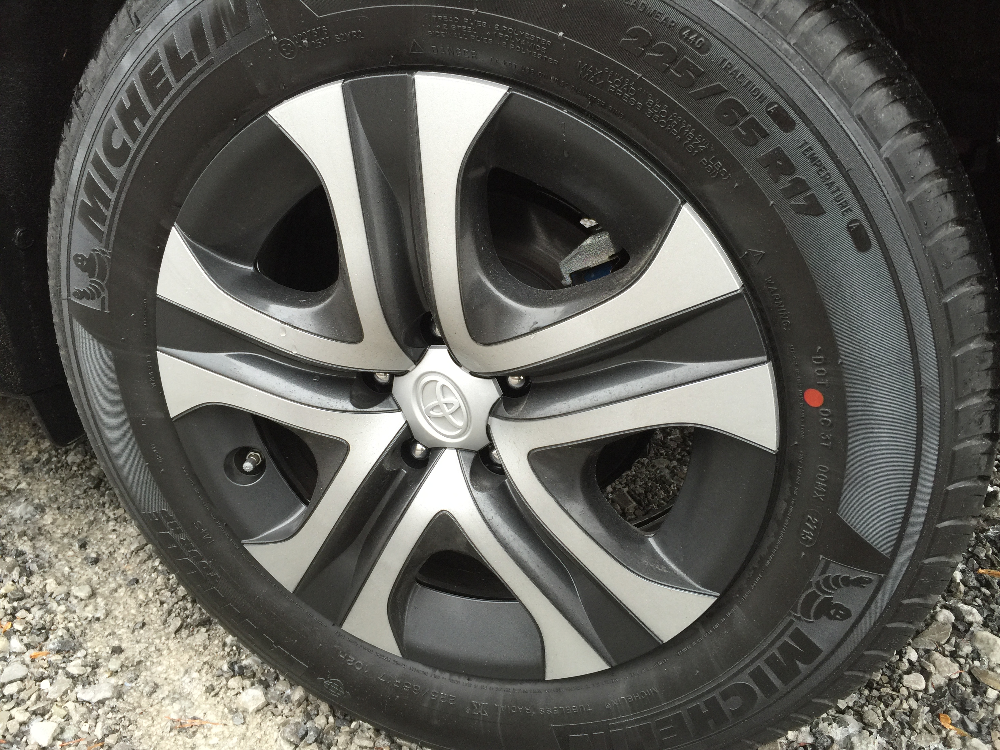 Our tester is shod with Michelin all-season tires.