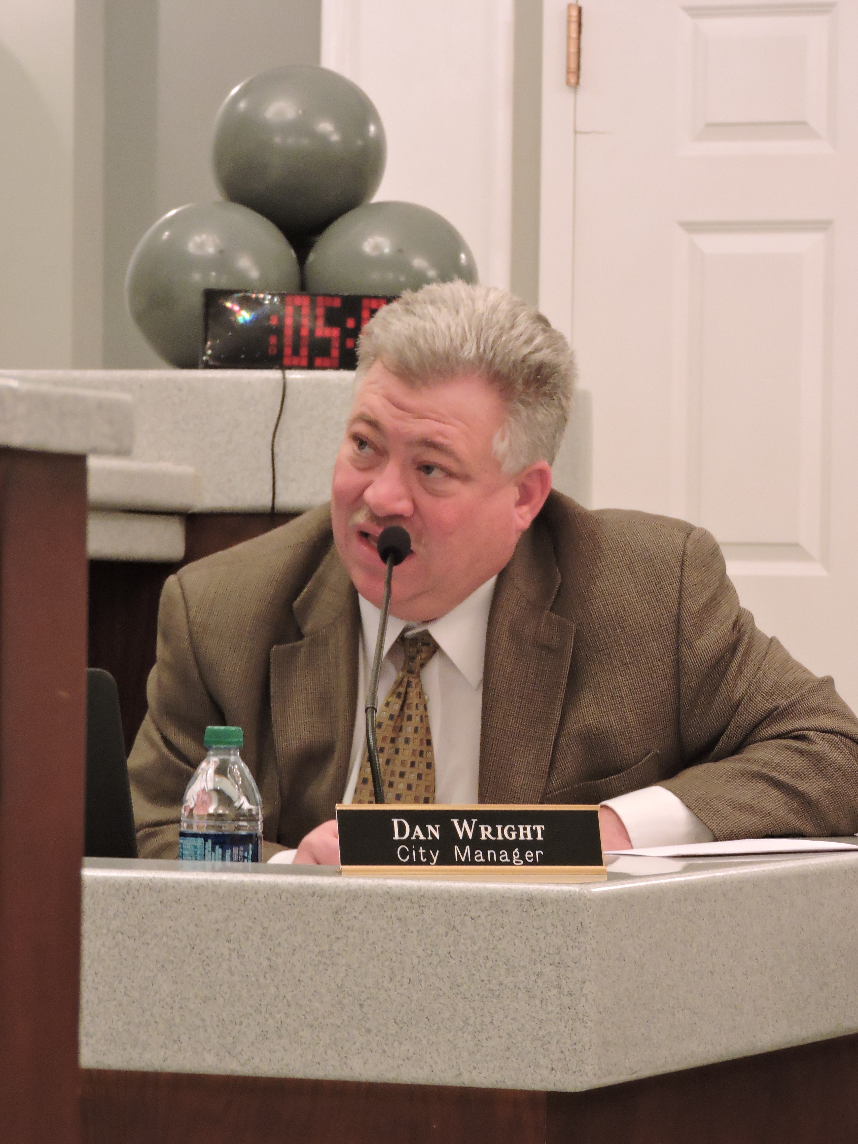 Ringgold City Manager Dan Wright provides input on the Ringgold City Charter changes.