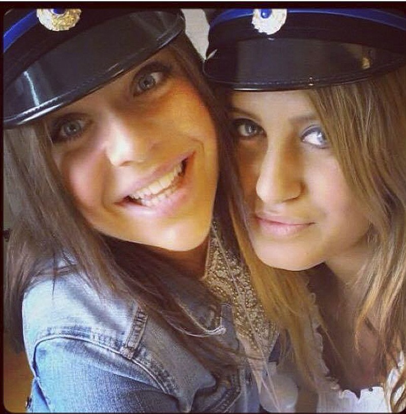 
              This June 10, 2012, photo shows Alexandra Mezher, right, and her friend Lejla Filipovic, left, when they graduated from high school in Boras Sweden. Mezher a 22-year-old  worker at a shelter for youth and unaccompanied minors was stabbed to death at the center in southwestern Sweden on Monday Jan. 25, 2016.  (Lejla Filipovic via AP)
            