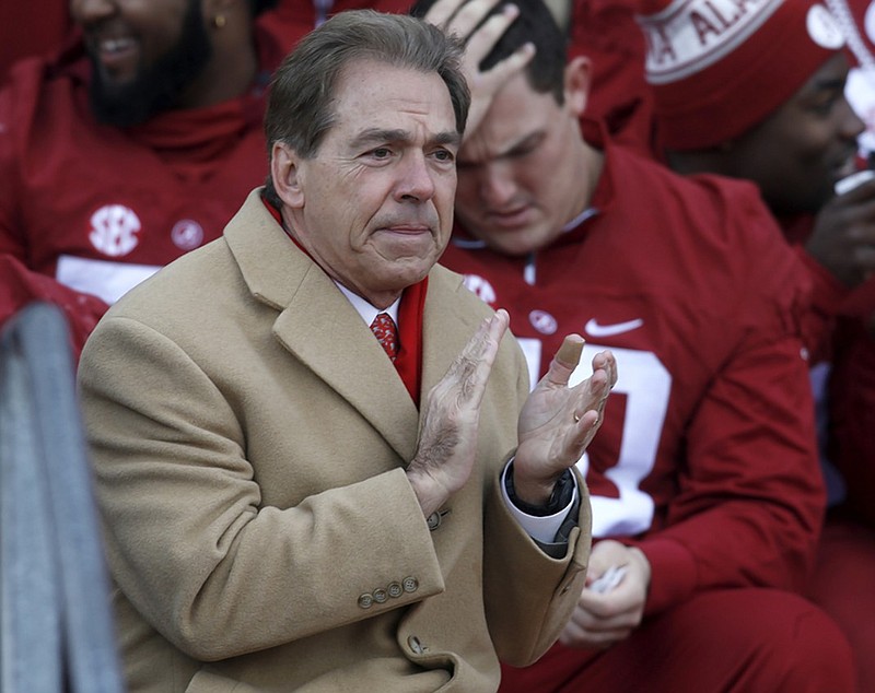 Alabama football coach Nick Saban has eight early enrollees for the Crimson Tide for the second straight year. National signing day, which will reveal the full crop of this year's recruiting class, is next Wednesday.