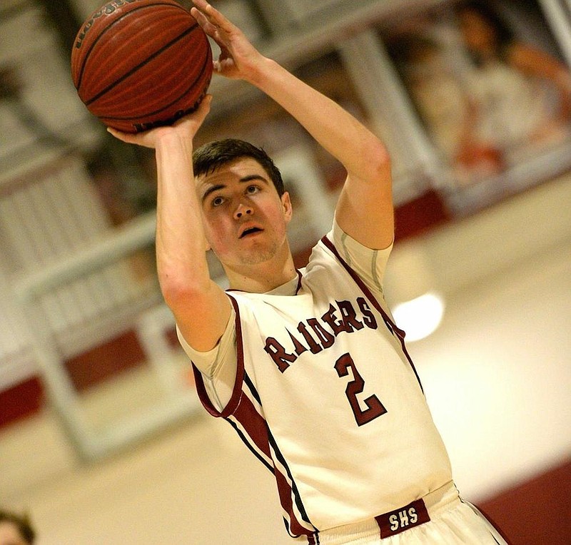 Southeast Whitfield's Ty Pendley, shown here scoring his 1,500th career point, is the area's leading scorer at nearly 28 points per game, but his game is more than just shooting.