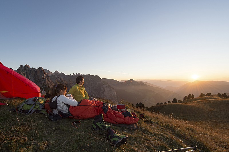 Sunrise from the camping tent