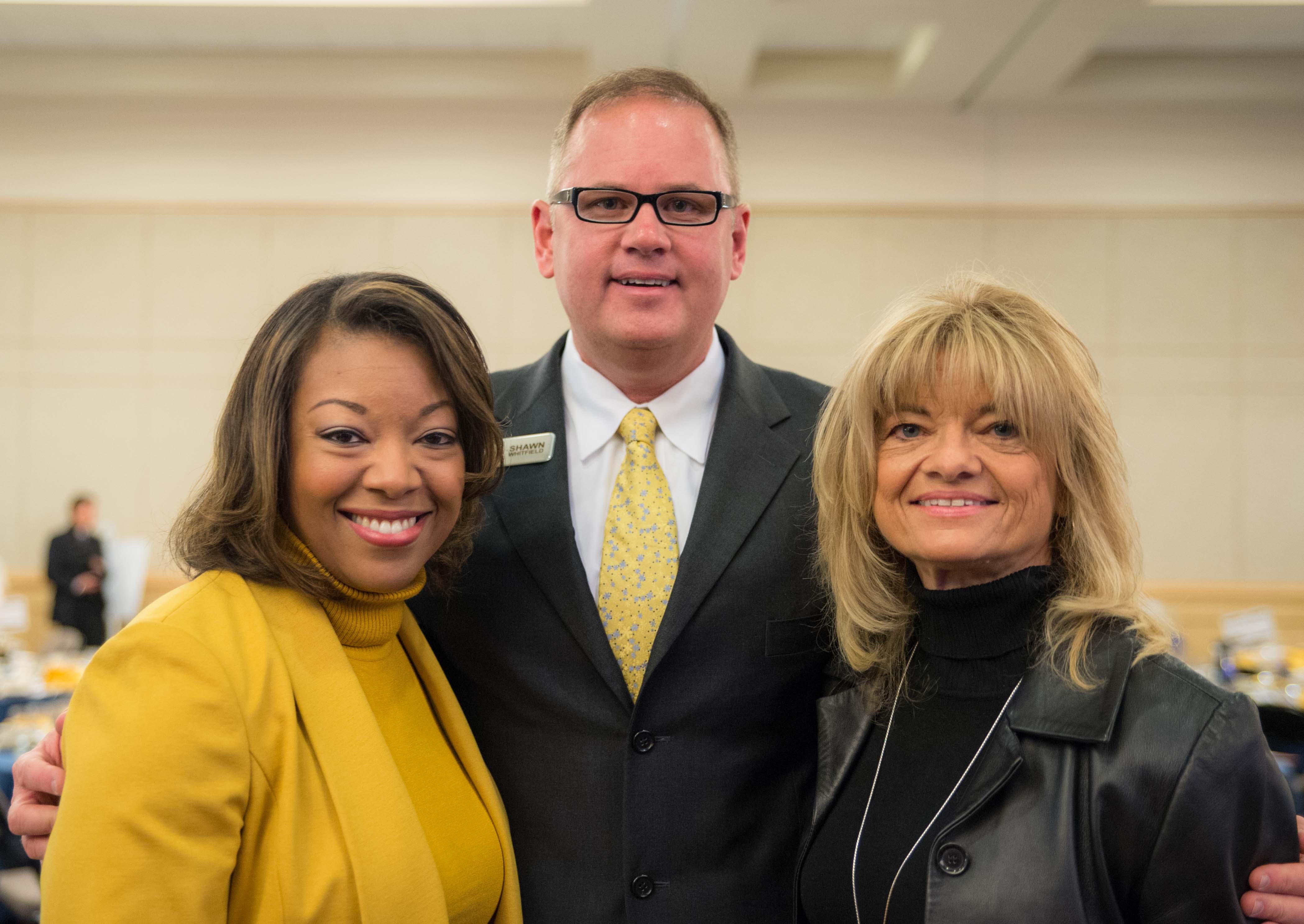 Andrea Perry, Shawn Whitfield and Donna Stehney