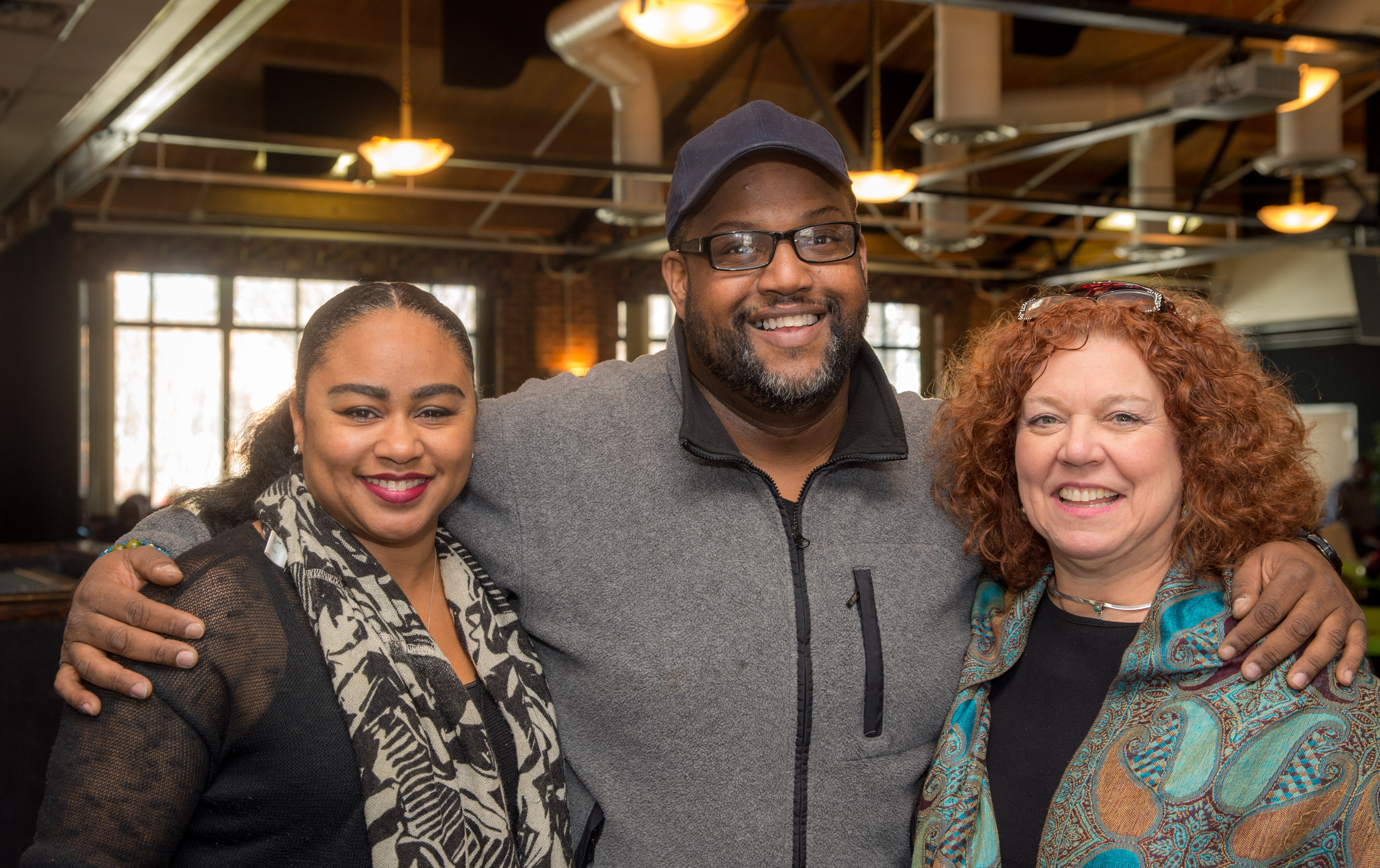 Tondra Blakemore, James McKissic and Karen Claypool