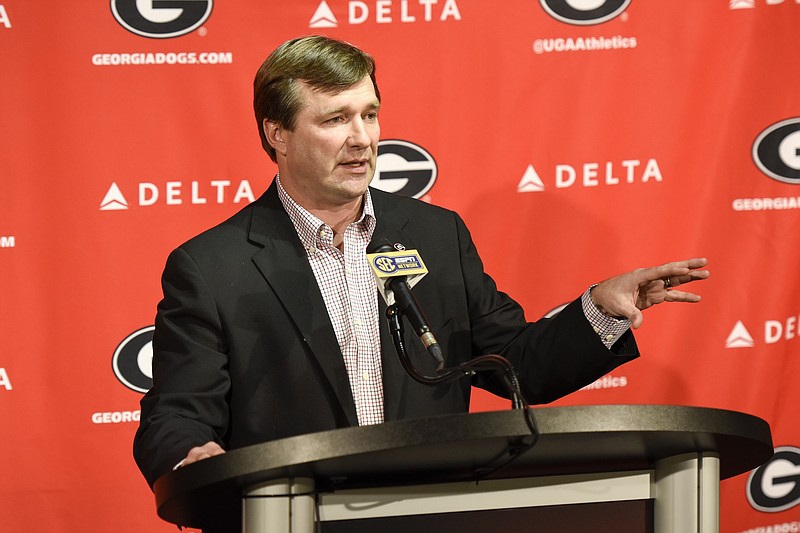 Kirby Smart addressed his first signing class as the football coach of the Georgia Bulldogs on Wednesday afternoon.