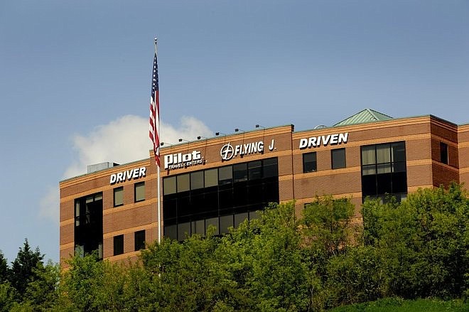 Pilot Flying J corporate offices on Lonas Drive and visible from the interstate Tuesday, Apr. 30, 2013. MICHAEL PATRICK/NEWS SENTINEL