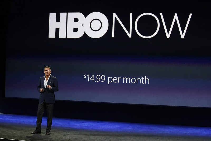 FILE - In this March 9, 2015, file photo, HBO CEO Richard Plepler talks about HBO Now for Apple TV during an Apple event in San Francisco. HBO Now has gained about 800,000 paying subscribers since it launched on Apple TV in April 2015, contributing significantly to the 2.7 million net new HBO customers in the latest quarter. The figure was revealed by Plepler in a conference call following the release of parent Time Warner Inc.s quarterly earnings results, Wednesday, Feb. 10, 2016. (AP Photo/Eric Risberg, File)