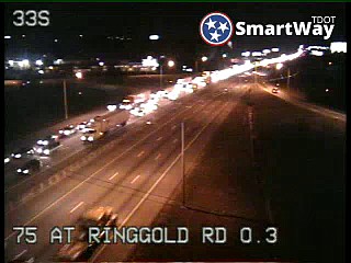 A car crash on Interstate 75 north near the Interstate 24 split near East Ridge has traffic blocked, according to the TDOT SmartWay Traffic website.