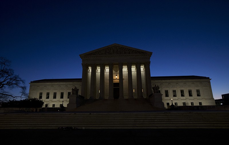 
              This photo shows the U.S. Supreme Court building in Washington, as the sun rises Sunday, Feb. 14, 2016. Antonin Scalia, the influential conservative and most provocative member of the Supreme Court, has died. He was 79. (AP Photo/Manuel Balce Ceneta)
            