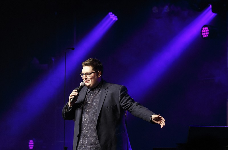 The Voice winner Jordan Smith performs in the Conn Center during his return to Lee University on Thursday, Feb. 18, 2016, in Cleveland, Tenn. Smith gave two free concerts at the school Thursday.