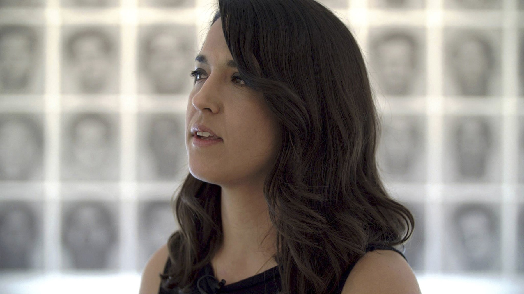 Los Angeles-based photographer Amy Elkins, pictured, created the exhibits