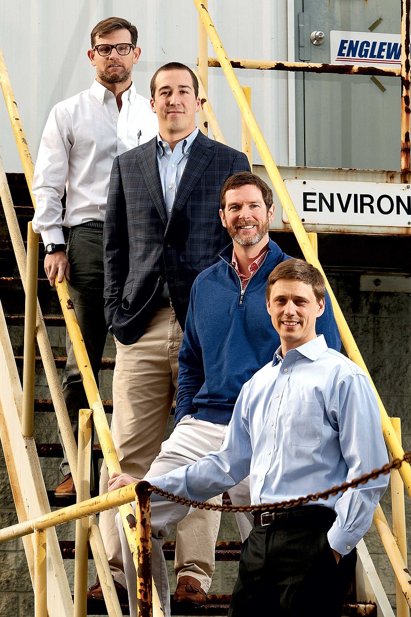 Alderman Holdings partners, top to bottom, include Jay Hildebrand, Patrick Wells, Ben Brown and Andrew Kean.