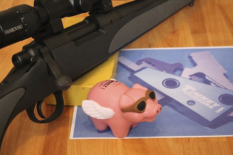 Timney Triggers has outdoors columnist Larry Case wondering if pigs are flying after the company introduced a two-stage trigger for rifles.