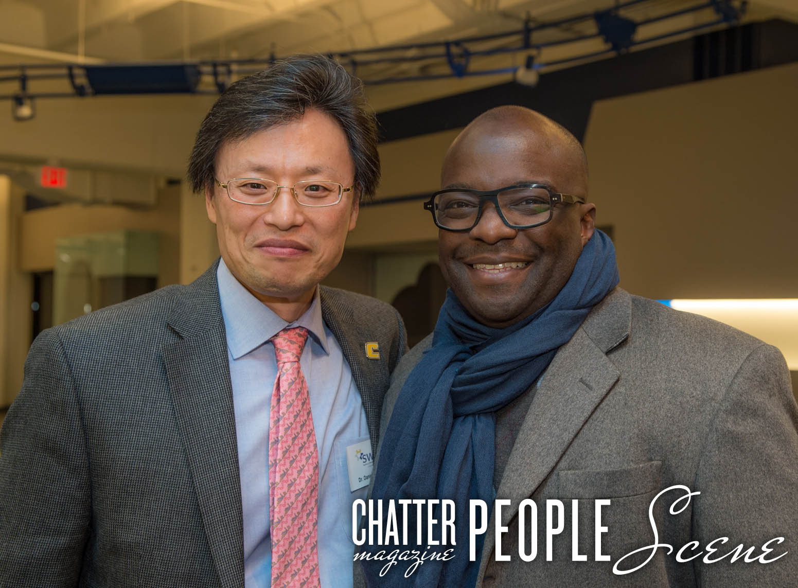 Dr. Daniel Pack and Cordell Carter