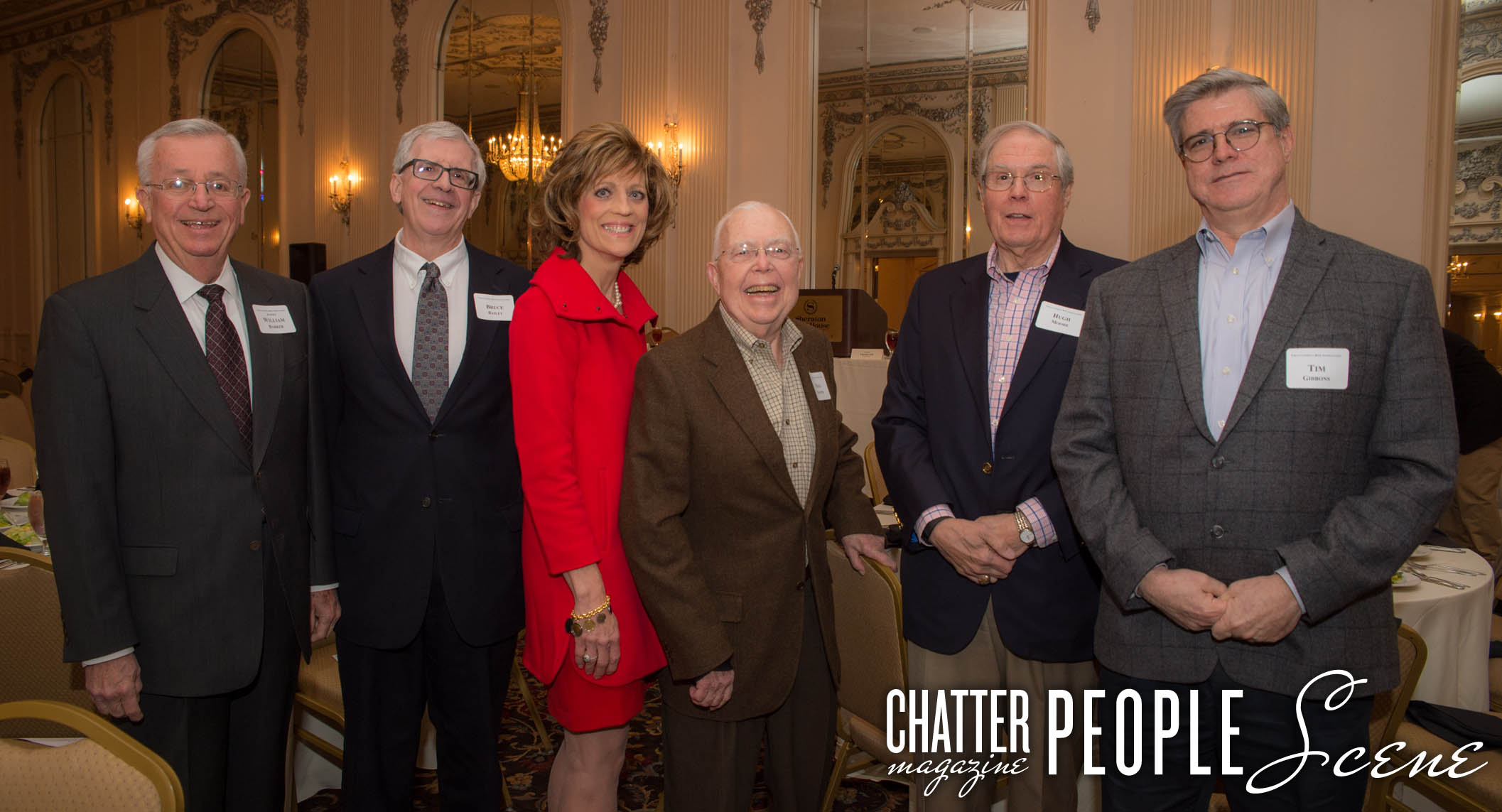 Justice William Barker, Bruce Bailey, Lynda Hood, Max Bahner, Hugh Moore, Tim Gibbons