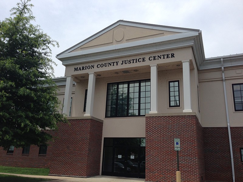 The Marion County Justice Center where the state leases office space for its probation department.