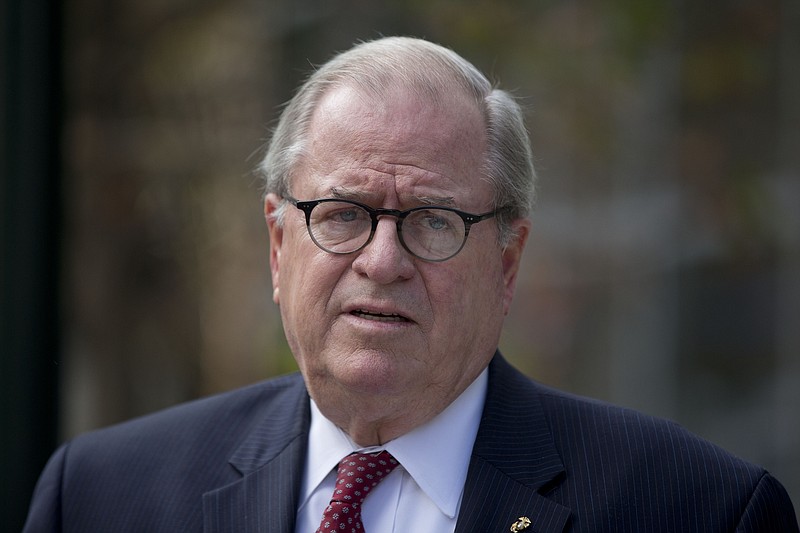 
              FILE - In this Oct. 16, 2014, file photo, Pennsylvania Supreme Court Chief Justice Ron Castille stands outside the new Philadelphia Family Court building in Philadelphia. The Supreme Court is hearing an appeal Monday, Feb. 29, 2016, from a Pennsylvania death-row inmate over when a judge must step aside from a case. Inmate Terrance “Terry” Williams says then-Chief Justice Castille of Pennsylvania Supreme Court should not have taken part in Williams’ case. Castille signed off on Williams’ death penalty prosecution while serving as Philadelphia’s district attorney in the 1980s. (AP Photo/Matt Rourke, File)
            