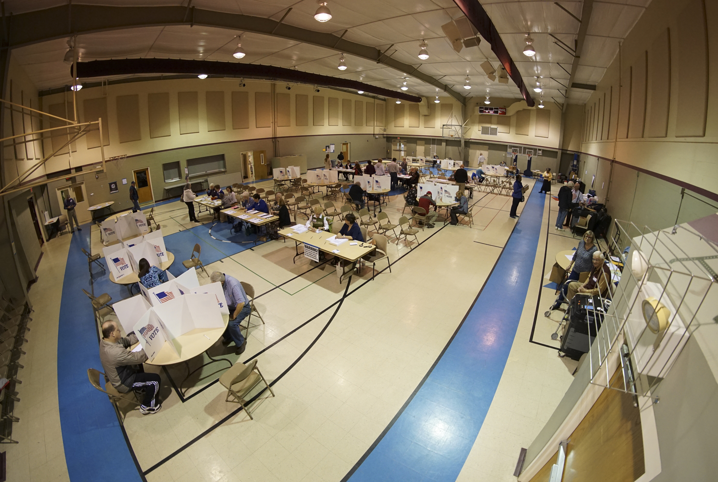 Area residents vote at Concord Baptist Church in East Brainerd on Super Tuesday, March 1, 2016.