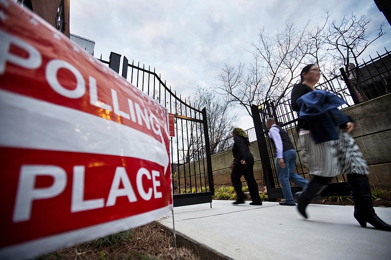 Georgians turn out in force to cast ballots on Super Tuesday ...