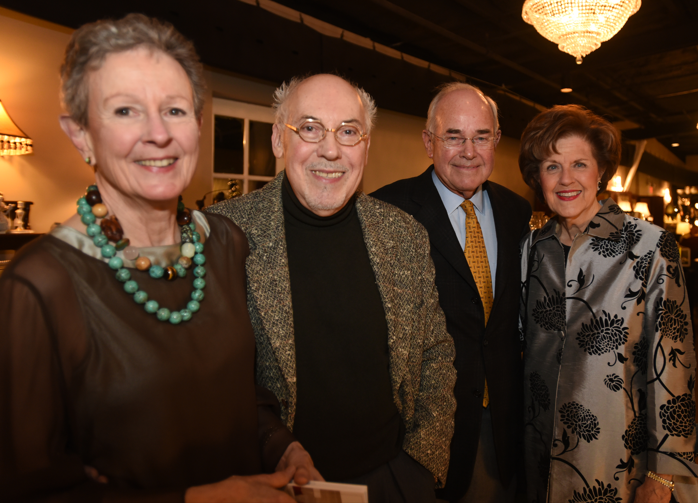 Peggy and Jim Laney, left, with John and Marilyn Boxell.