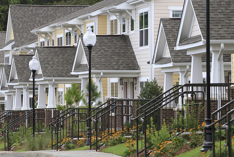 Maple Hills, shown here, is one of several Chattanooga Housing Authority sites where residents are required to enroll in school or job training, volunteer or get a job.