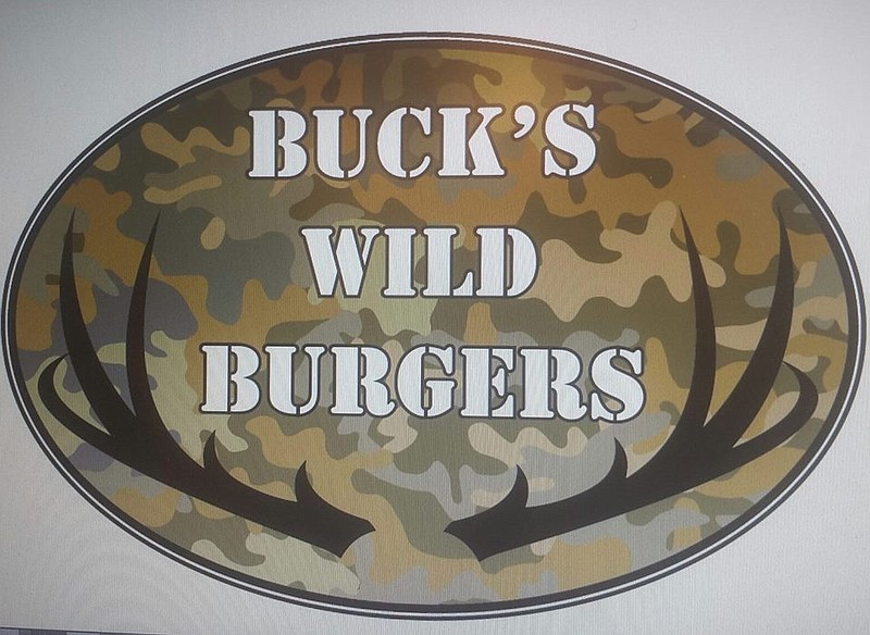 The Buck's Wild Burgers logo is now on T-shirts and on signage in the new restaurant.