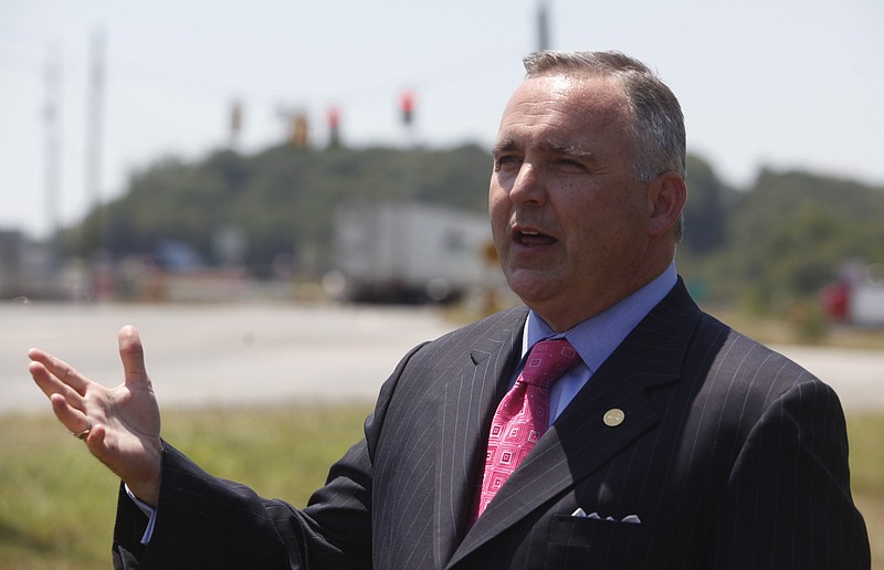 Tennessee state Rep. Kevin Brooks, R-Cleveland, speaks to the media in 2012.